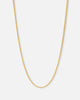 Saint Morta 2.7mm Diamond Curb Chain Gold