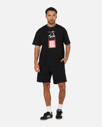 S Double Classic Cut Chino Shorts Black