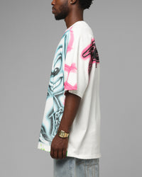 Loiter Airbrush Boxy T-Shirt White
