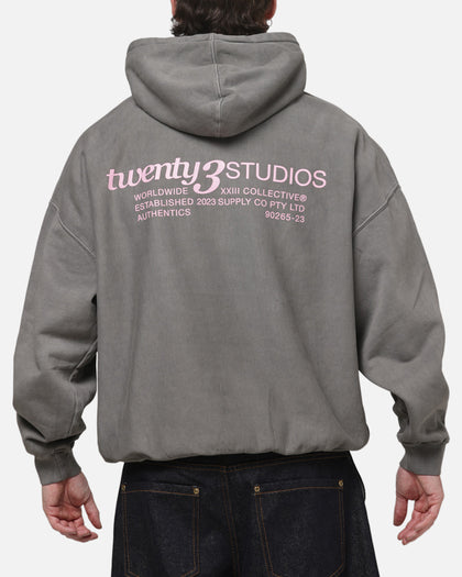 XXII Collectives Hoodie Charcoal/Pink
