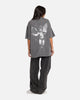 Saint Morta Redemption Mock Neck T-Shirt Washed Charcoal