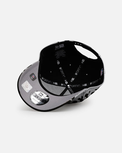 New Era Baltimore Ravens 'Metallic Flames' 9FORTY A-Frame Snapback Black/Silver