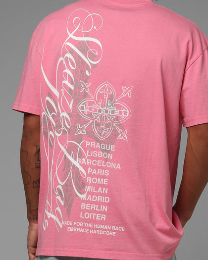 Loiter Eastern Bloc T-Shirt Pink