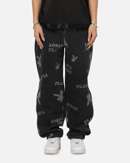Playboy Mess Denim Jeans Washed Black