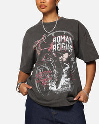 Culture Kings X WWE Roman Reigns Wrestlemania XLI Heavy T-Shirt Black Wash