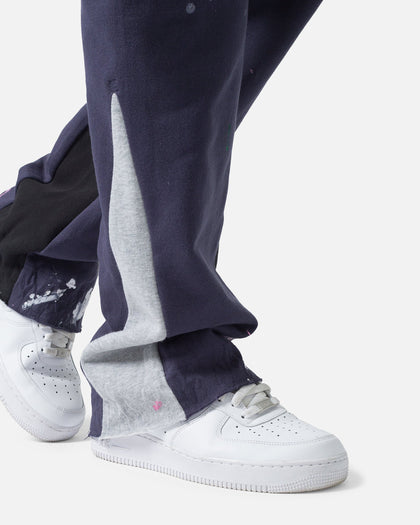 MNML Contrast Bootcut Sweatpants Vintage Navy