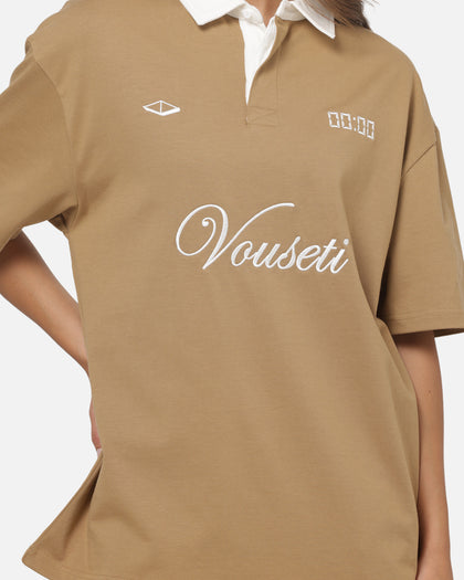 Vouseti Post Game Polo Shirt Latte