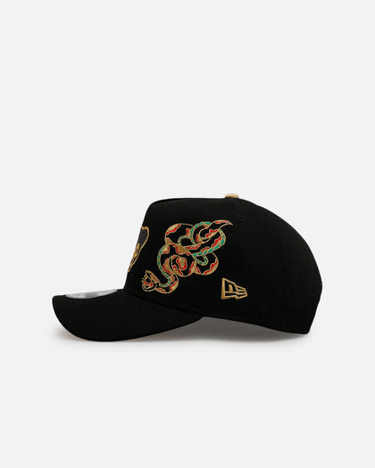 New Era Chicago Cubs 'Year Of The Snake' 9FORTY A-Frame Snapback Black/Gold