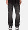 MNML B665 Pleat Square Flare Denim Jeans Black
