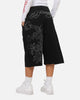 Ed Hardy Dragon Rhinestone Jorts Black