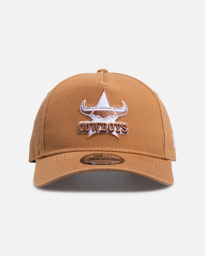 New Era North Queensland Cowboys 'NRL 2026' 9FORTY A-Frame Snapback Med Beige