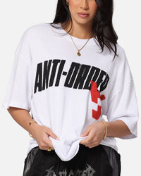 The Anti Order Anti Stacked Drop Shoulder T-Shirt White