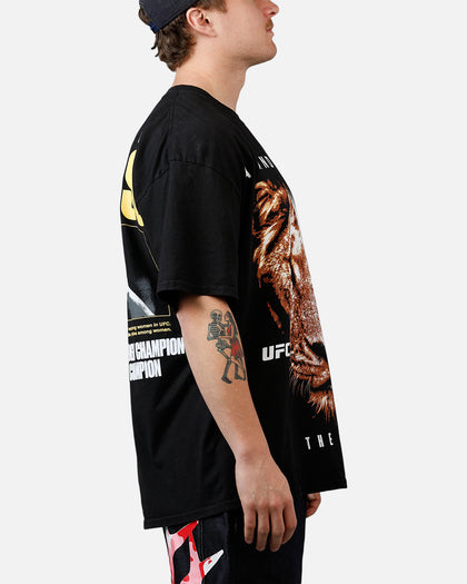 UFC By Culture Kings Amanda Nunes Legends T-Shirt Black Acidwash