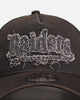 New Era Las Vegas Raiders 'Washed Fray' 9FORTY A-Frame Trucker Snapback Washed Grey