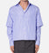 MNML Double Layer Pinstripe Shirt Blue