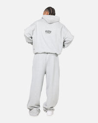 Saint Morta Distressed Hoodie Grey Marle