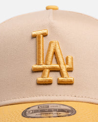 New Era Los Angeles Dodgers 'Pastel' 9FORTY A-Frame Snapback Pastel Yellow