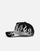 New Era Texas Rangers 'Metallic Flames' 9FORTY A-Frame Snapback Black/Silver