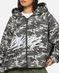 Carre Grit Hoodie Black Camo