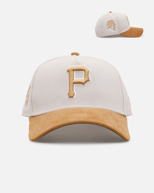 New Era Pittsburgh Pirates 'Honey Pot' 9FORTY A-Frame Snapback Stone/Wheat