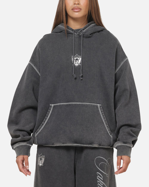 Mitchell & Ness Las Vegas Raiders Star Script Hoodie Washed Black