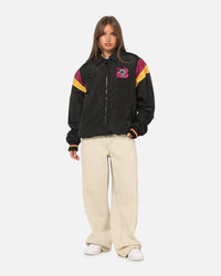 Bleacher Athletic Brisbane Broncos NRL Legacy Baseball Jacket Black