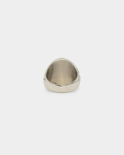 NXS Tiger Eye Ring Steel/Brown