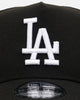New Era Los Angeles Dodgers 'Easy Black And White' 9FORTY A-Frame Snapback Black/White