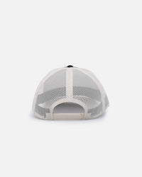 American Needle Twill Valin Patch Trucker Snapback Ivory/Black