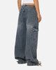 Saint Morta Gothic Denim Cargo Pants Dirty Denim