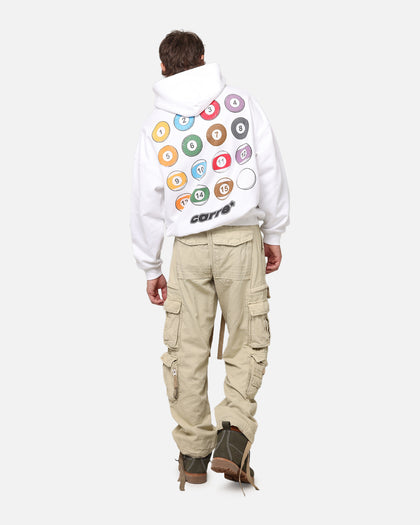 Carre Break Hoodie White