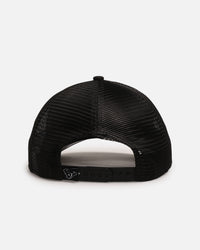 New Era Houston Texans 'Distressed' 9FORTY A-Frame Trucker Snapback Black/White