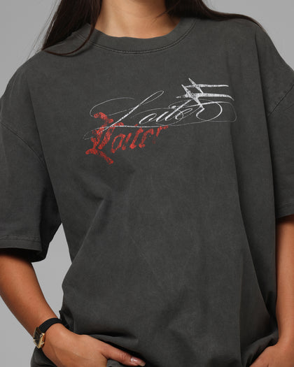 Loiter Devotion T-Shirt Black Wash