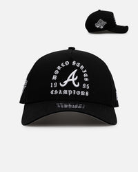 New Era Atlanta Braves 'Gothic Arch 2.0' 9FORTY A-Frame Snapback Black/White
