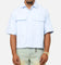 MNML Cropped Short Sleeve Shirt Light Blue