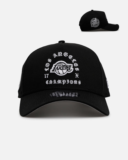 New Era Los Angeles Lakers 'Gothic Arch 2.0' 9FORTY A-Frame Snapback Black/White