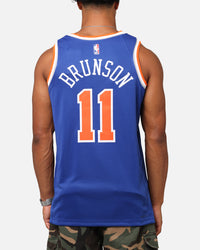 Nike Jalen Brunson New York Knicks #11 Icon Edition 2022/23 Nike Dri-Fit NBA Swingman Jersey Rush Blue