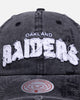 Mitchell & Ness Las Vegas Raiders 'Collegiate' Dad Fit Strapback Charcoal