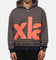 X-Large Mocha Captain Zip Hoodie Black