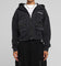 Loiter Women's Utility Cropped Hoodie Washed Black