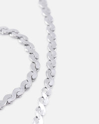 Saint Morta Infinity Chain White Gold