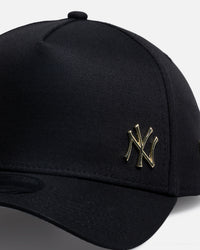 New Era New York Yankees 'Flawless Gold 10 Year Anniversary' 9FORTY A-Frame Snapback Black