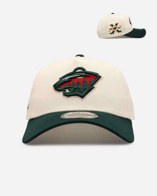 New Era Minnesota Wild 'Team Color Visor' 9FORTY A-Frame Snapback Chrome/Official Team Color