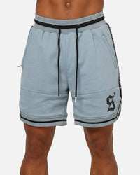 Saint Morta Icon X Fleece Shorts Denim Blue