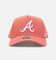 47 Brand Atlanta Braves 'Sun Fade' in 47 Offside Snapback Island Red