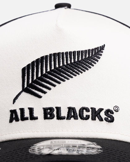 New Era New Zealand All Blacks 'Two-Tone' 9FORTY A-Frame Snapback White