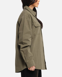 XXIII Slub Overshirt Khaki