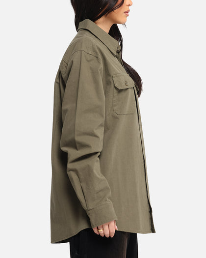 XXIII Slub Overshirt Khaki