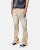 MNML B644 Flare Burnt Cowboy Denim Jeans Black/Brown