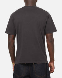 Mitchell & Ness New York Knicks X Wu Tang Logo T-Shirt Faded Black
